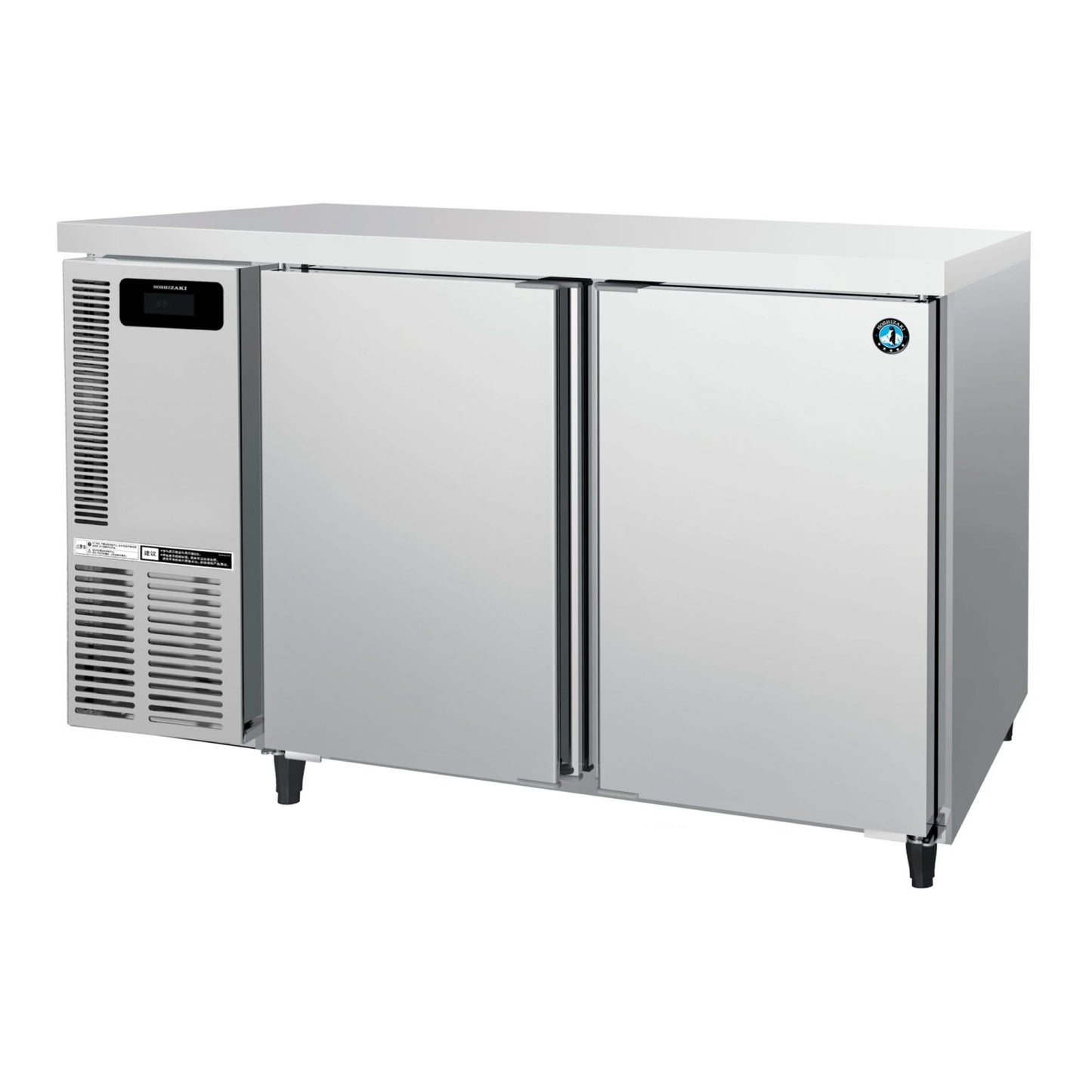 231L 2 Door Underbench Pillarless Freezer