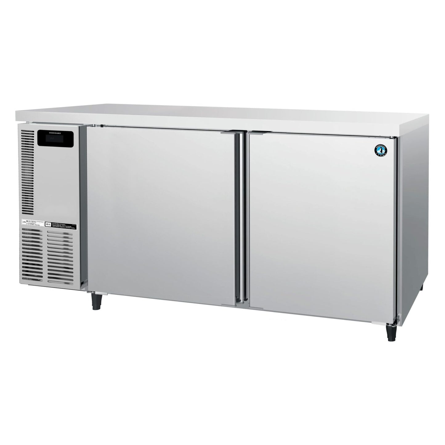 318L 2 Door Underbench Pillarless Fridge