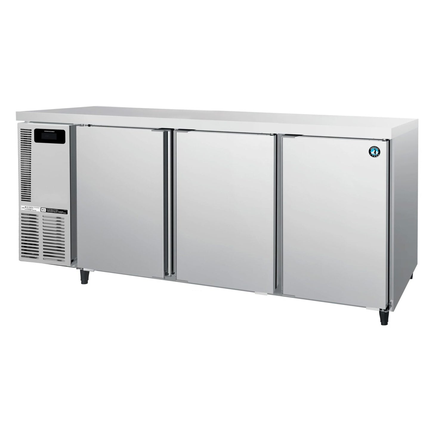 401L 3 Door Underbench Pillarless Fridge