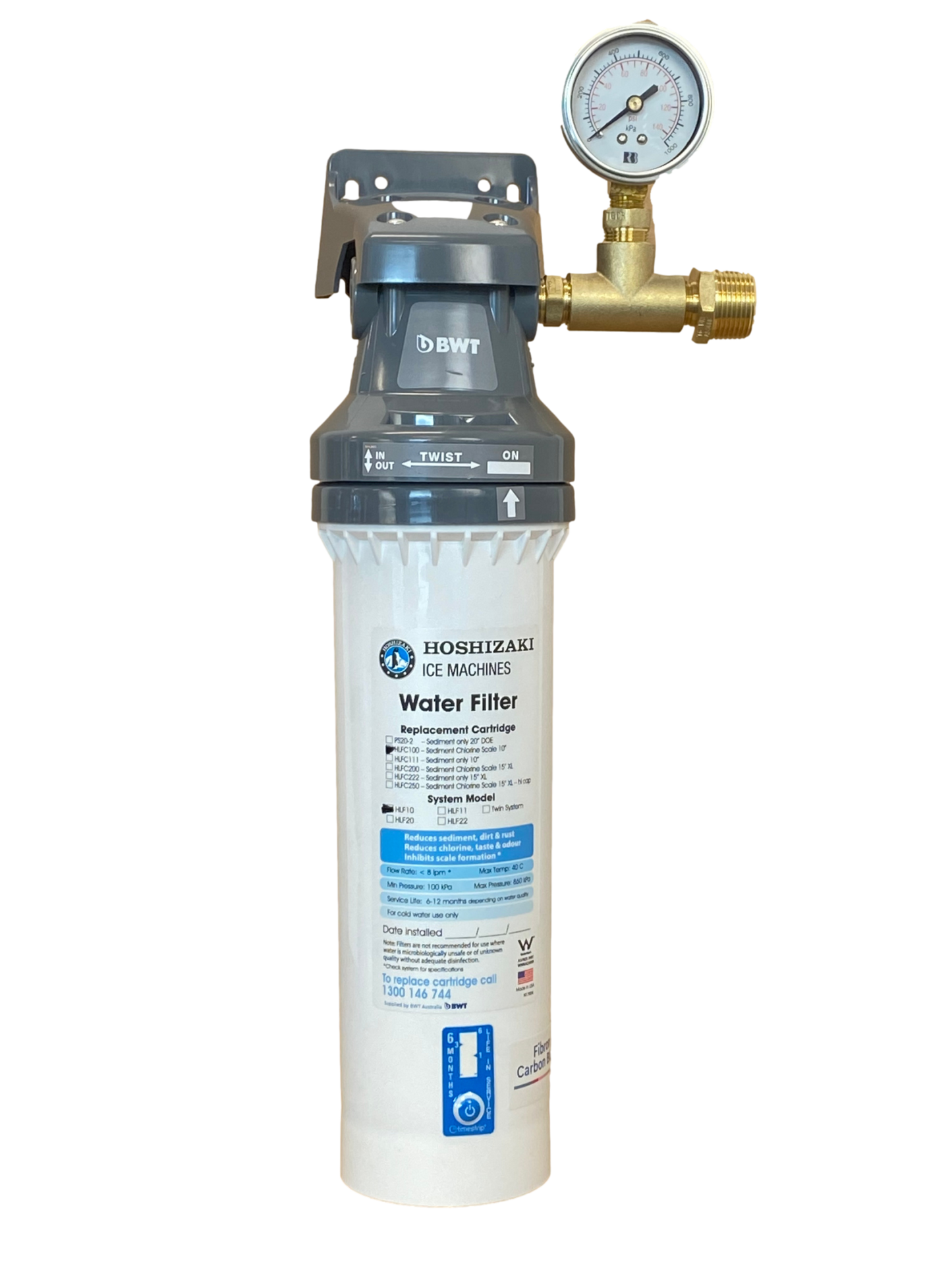 HLF10G Water Filter Kit & Gauge