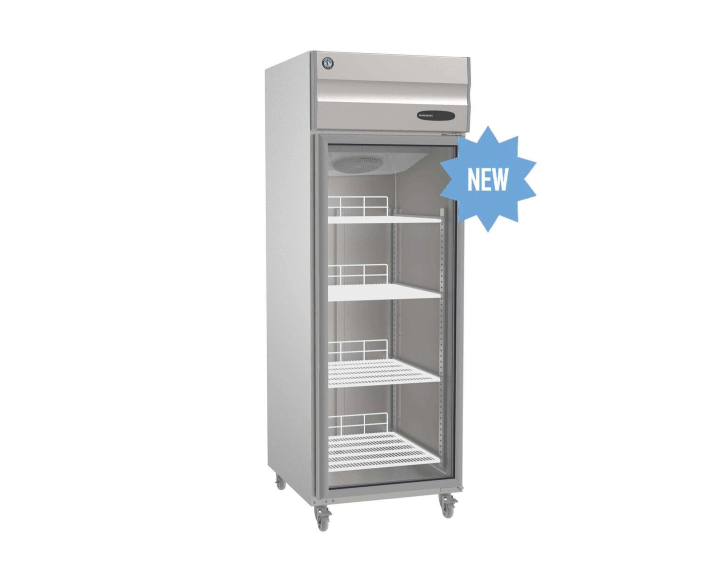 628L Glass Door Fridge 1 Door
