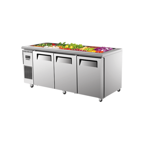 SALAD SIDE PREP TABLE BUFFET SSR18-3 REFRIGERATOR